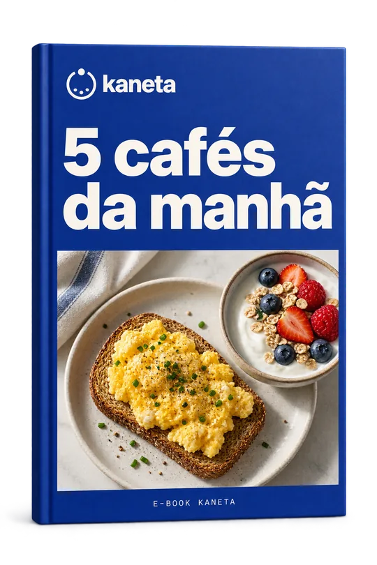 Capa do e-book Kaneta: 5 cafés da manhã