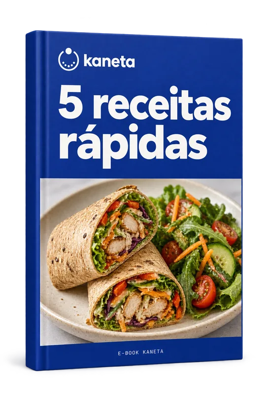 Capa do e-book Kaneta: 5 receitas rápidas